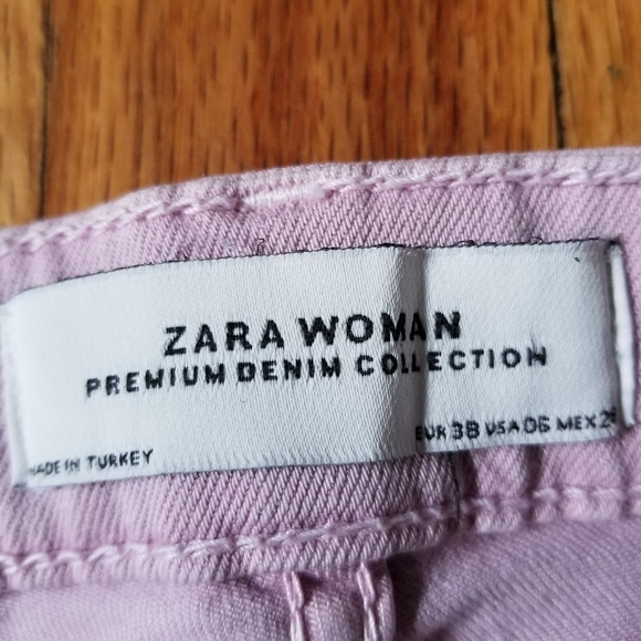 ZARA 5 Pocket Skinny Jeans Blush Pink 6 - Picture 6 of 8